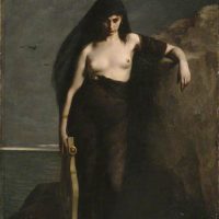 Safo, la eterna Mengin, Auguste Charles; Sappho; Manchester Art Gallery; http://www.artuk.org/artworks/sappho-205579