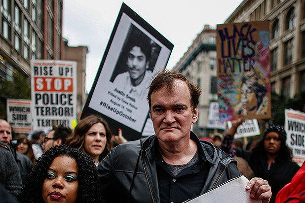 Quentin-Tarantino-Joins-NYC-Police-Brutality-Protest